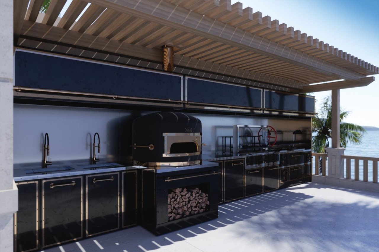 Катар. Открытая кухня на берегу Персидского залива.