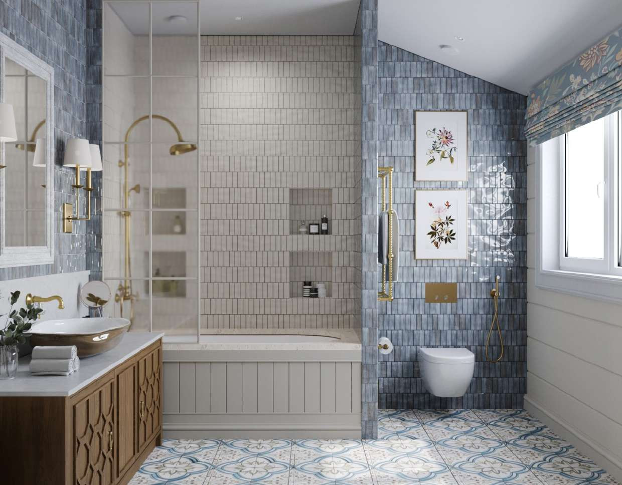 Дизайн-проект дома из клееного бруса в КП «Ново-луговая»