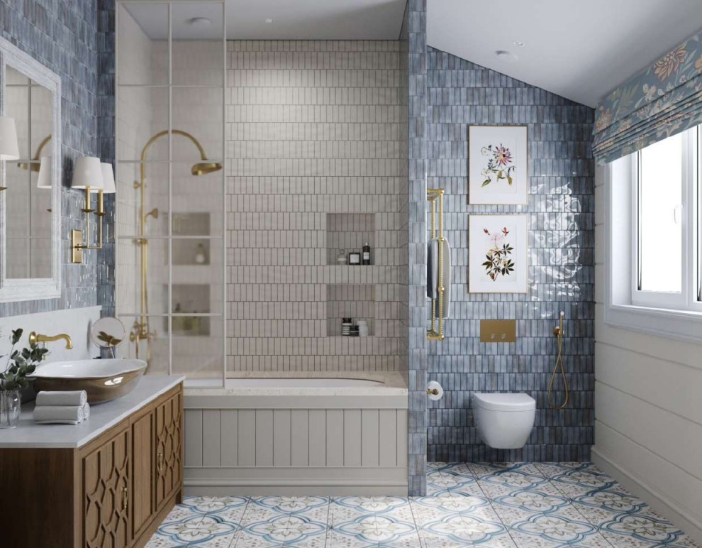 Дизайн-проект дома из клееного бруса в КП «Ново-луговая»