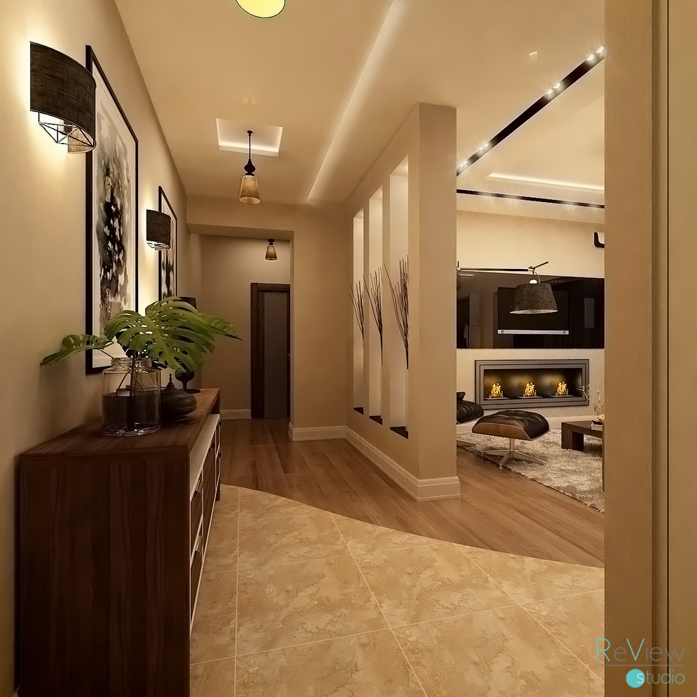 Гостиная - студия квартиры в г. Пятигорске