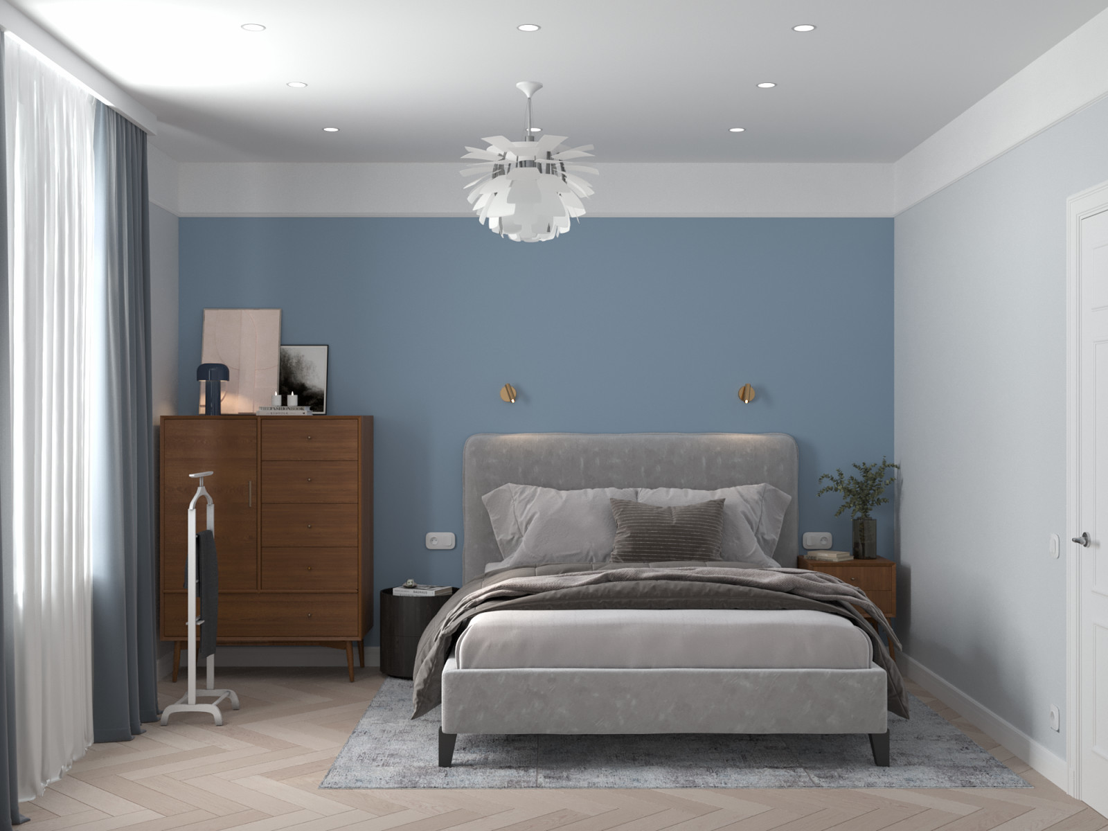 Светлая квартира в "сталинке"