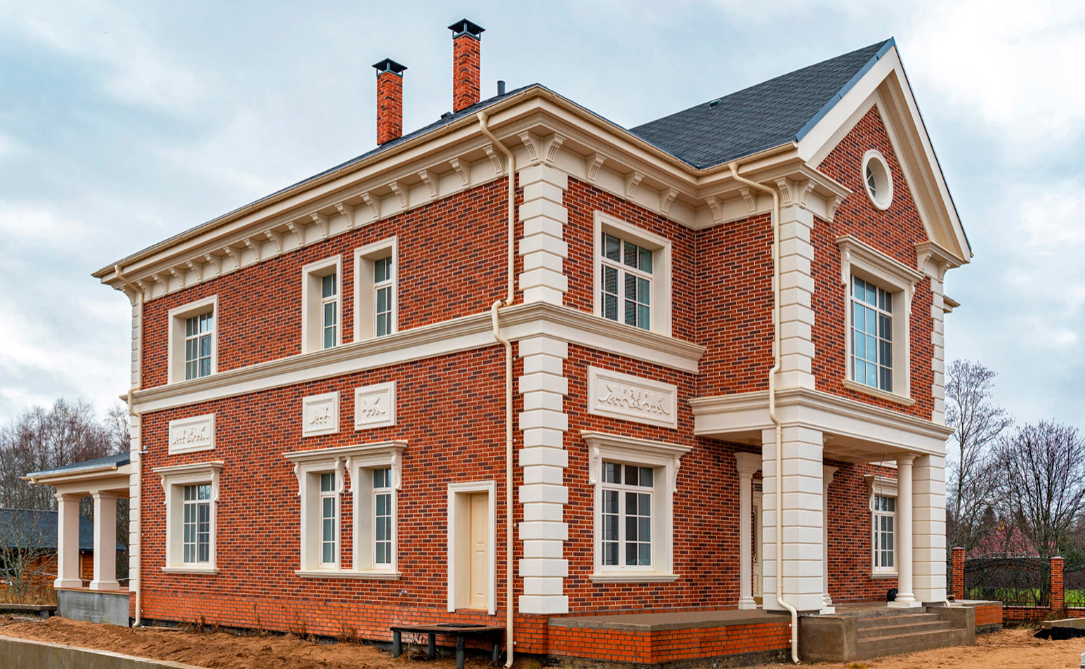 Проект фасадов дома в Удальцово