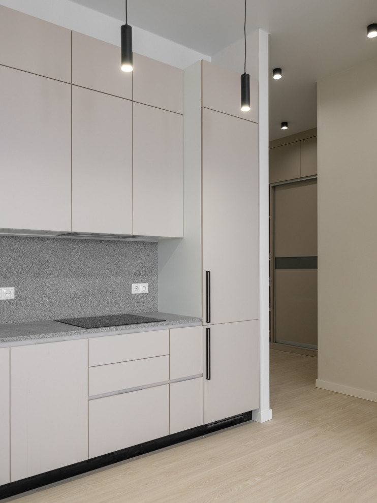 однушка в светлых тонах