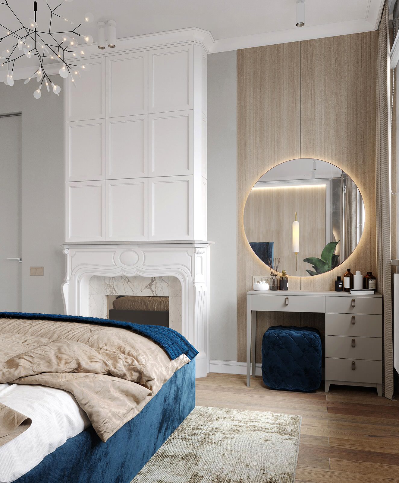 СВЕТЛЫЙ ИНТЕРЬЕР В ЖК ДОНСКОЙ ОЛИМП