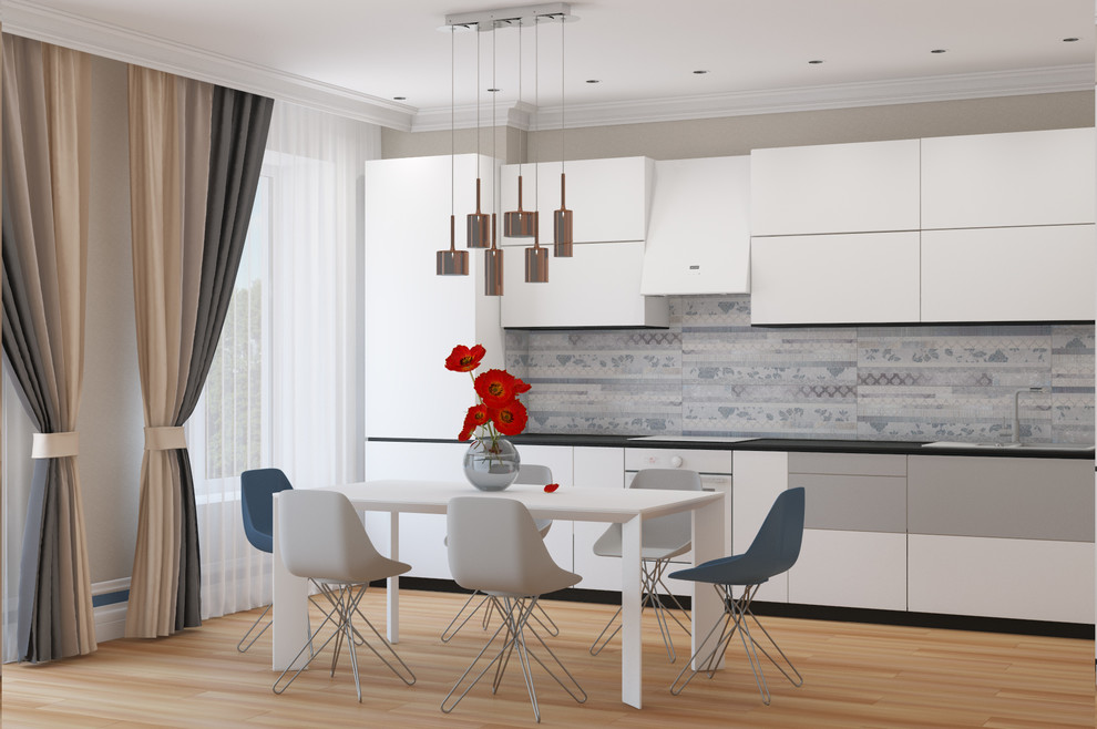 Гостиная с яркими акцентами