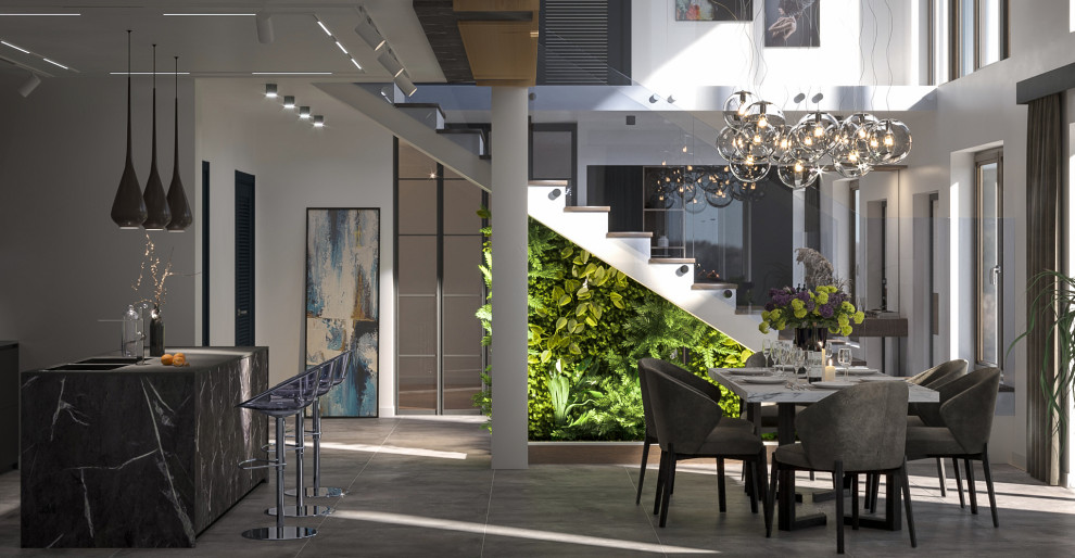 Разработка визуальной концепции шоурума (167 м2) для застройщика в г. Уфа