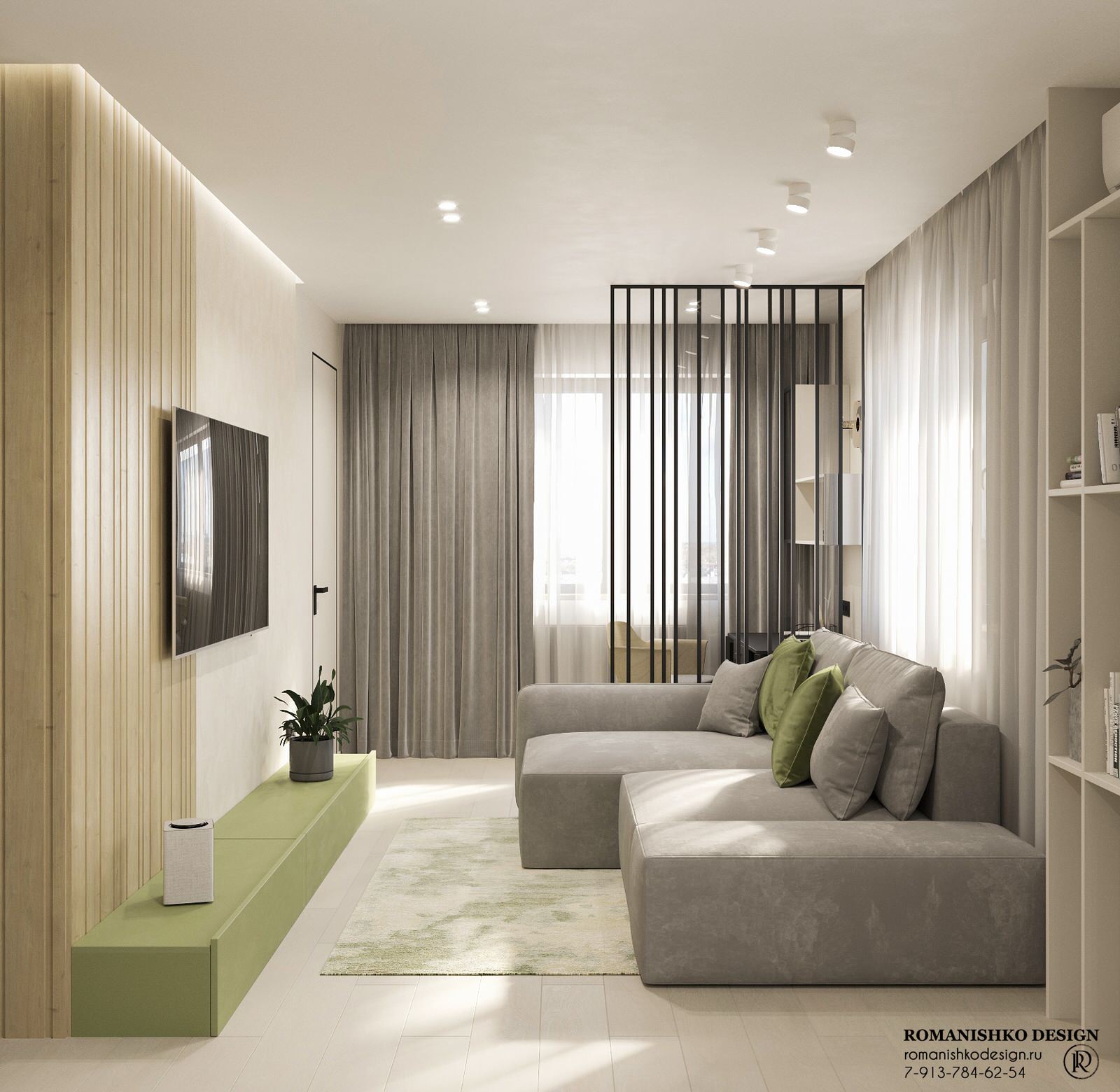 Дизайн интерьера квартиры в ЖК "Чкалов"