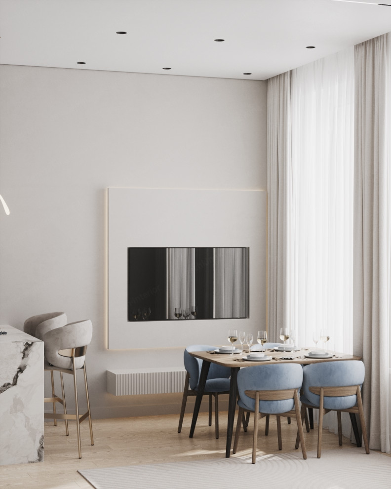 Дизайн проект 3 комнатной квартиры - ЖК Резиденция Архитекторов