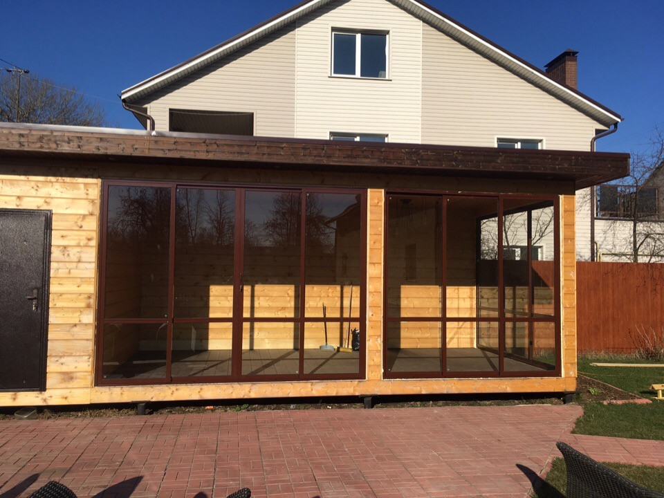 Обложка проекта: Остекление веранды