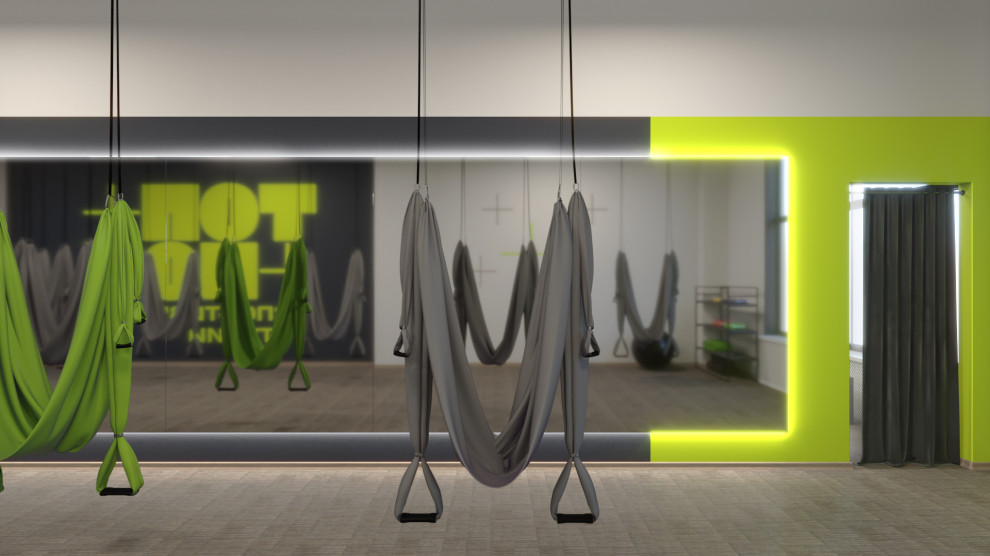 Дизайн фитнес студии