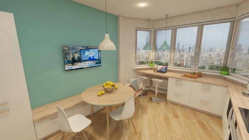 Яркая квартира в Скандинавском стиле