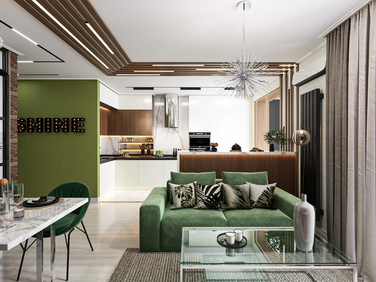 Квартира в ЖК в Краснодаре. S=55