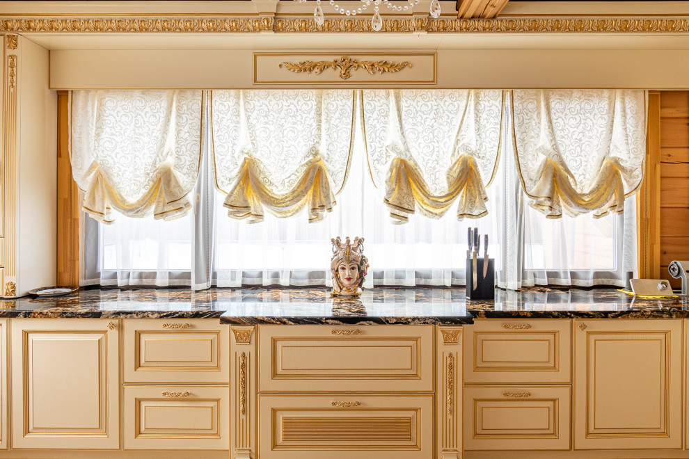 Шторы в дом из бруса