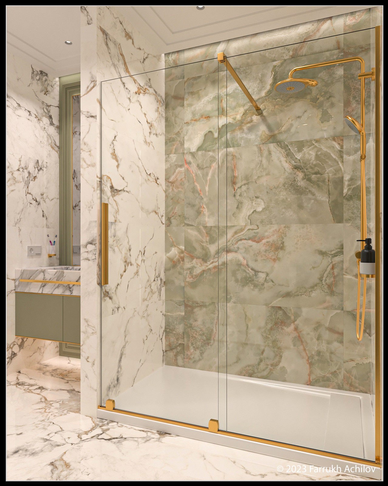 Душевая при спальне мальчика