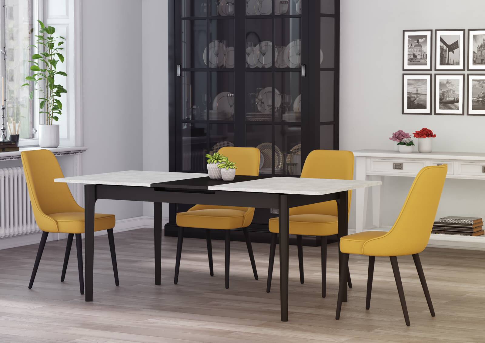 Обложка проекта: Визуализация столов в интерьере для мебельной фабрики "Маннгрупп"