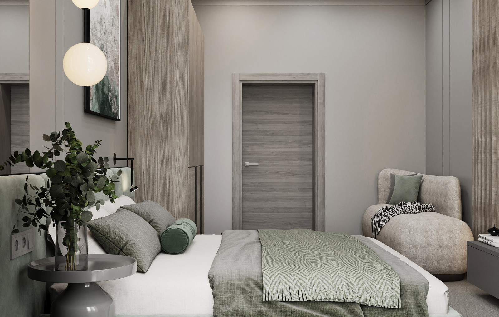 Cпальня дом в Новое Поле