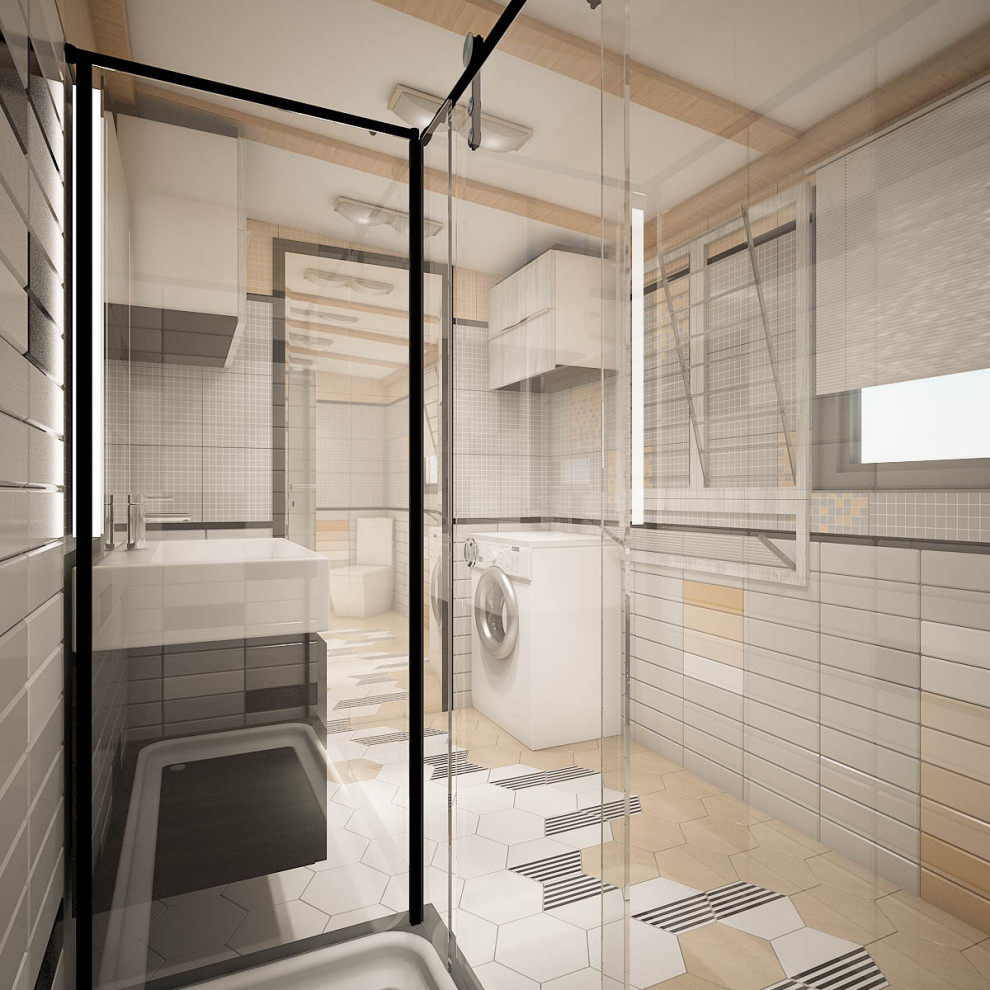 Кухня-столовая для молодой семьис одним ребенком