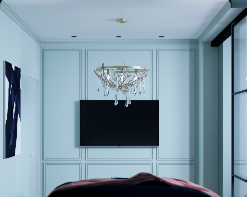 Буржуазная Эклектика в ЖК Крылья. 2к.кв. - 55 метров