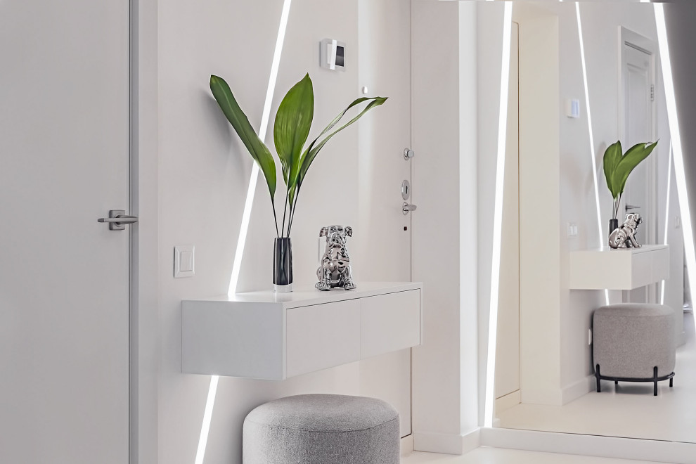 Черно белая квартира в ЖК Ясный