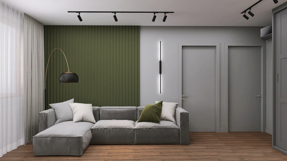 Обложка проекта: Дизайн-проект трехкомнатной квартиры типа П44Т с перепланировкой