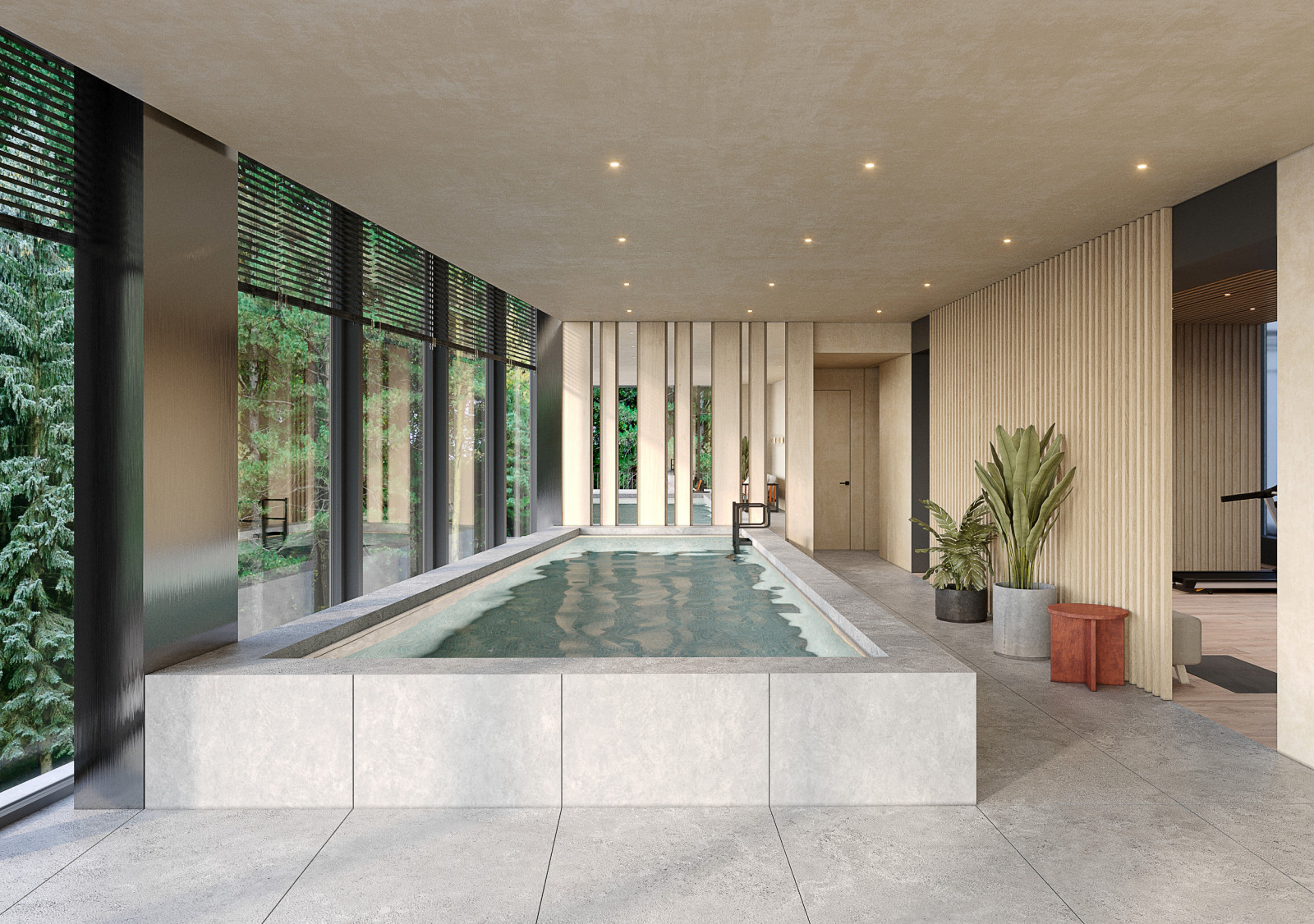 Интерьер загородного SPA