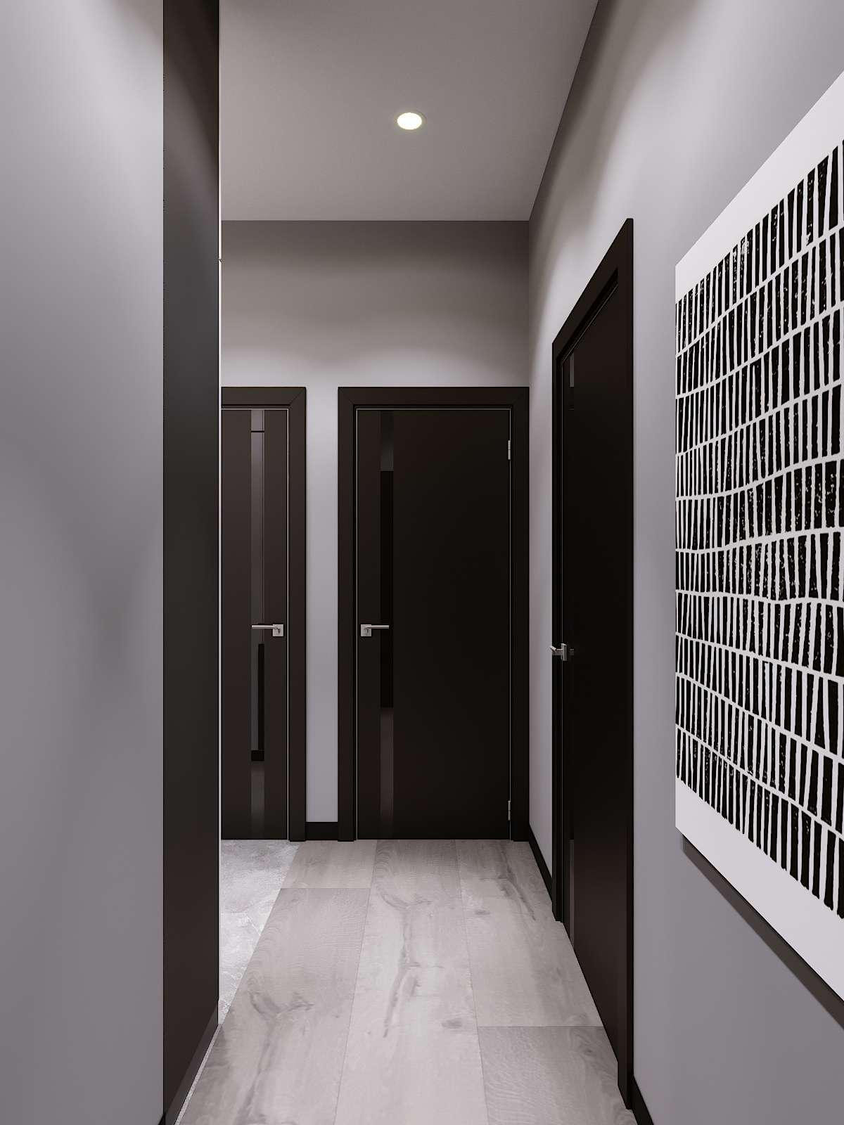 Дизайн-проект  квартира в ЖК «Живописный» 56 м²