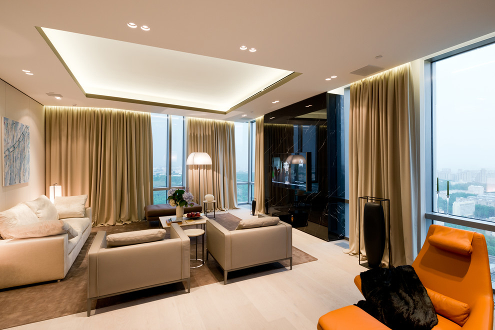 Интерьер апартаментов на 47 этаже