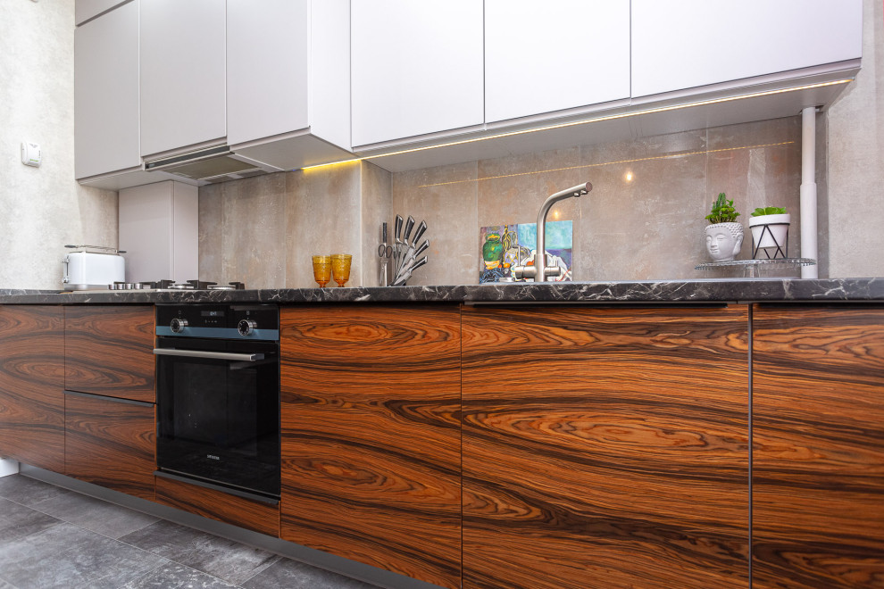 Кухня из шпона