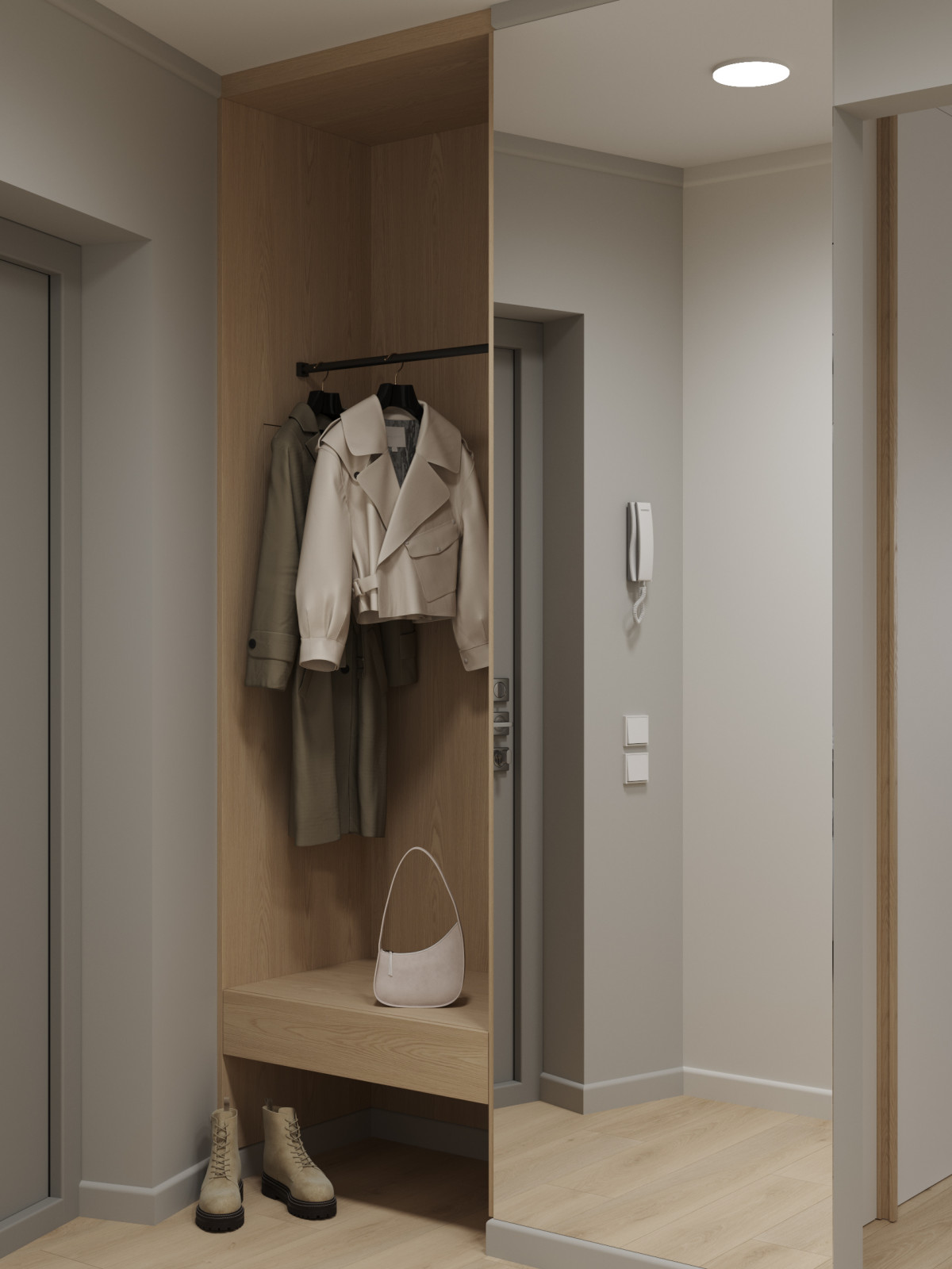 Светлая квартира для косметолога