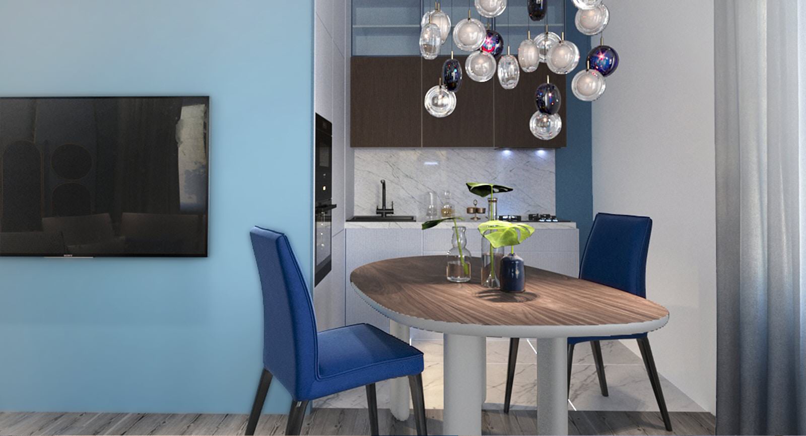 ЖК Серебряный бор. Квартира 50 кв.м для девушки