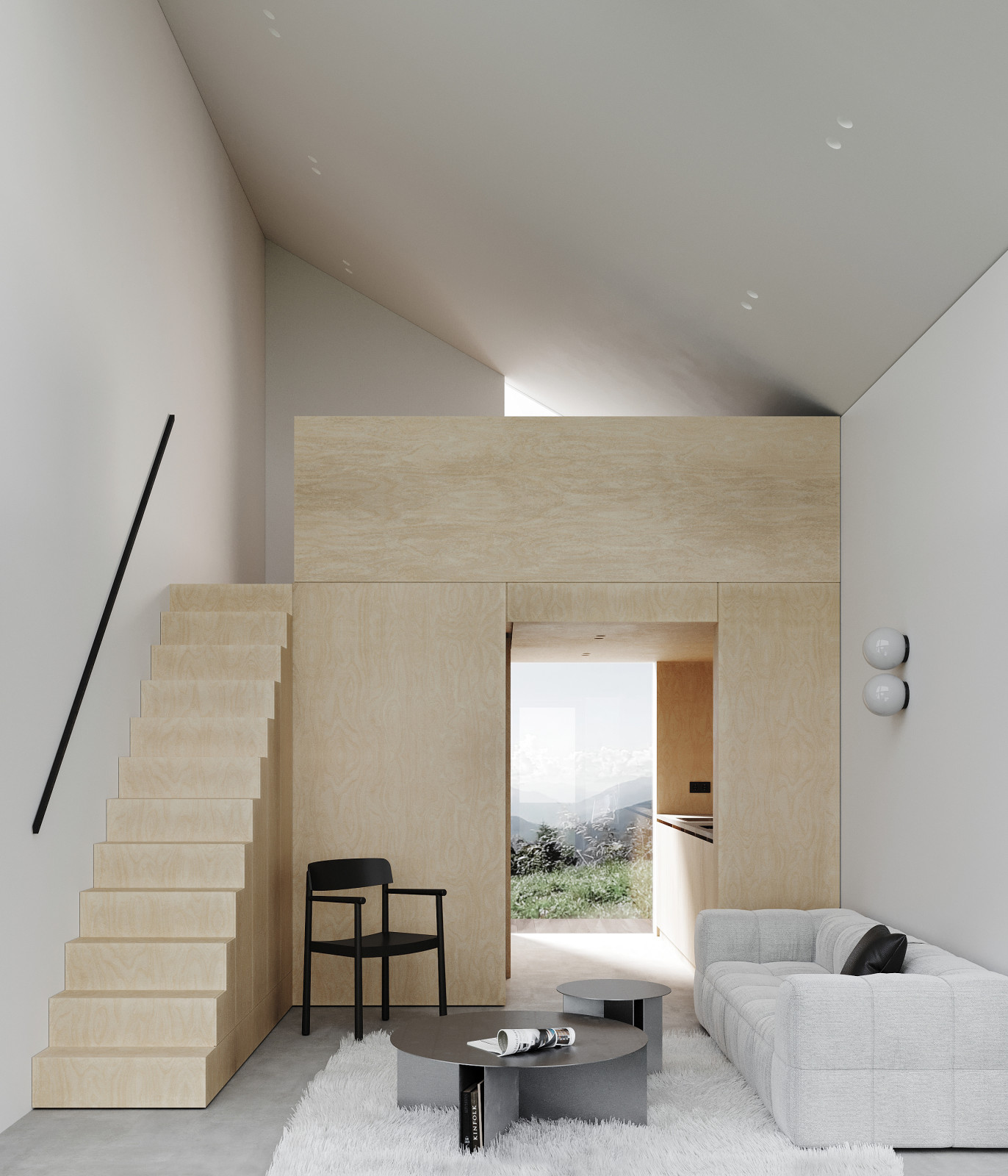 Гостевой каркасный дом S28