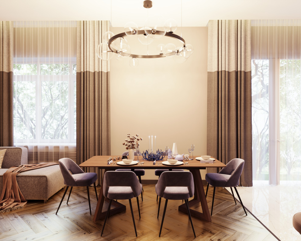 Кухня-гостиная в загородном доме