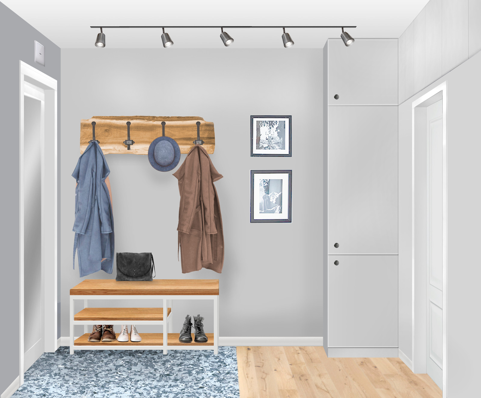 Проект небольшой сталинки в центре Москвы - фотоколлажи