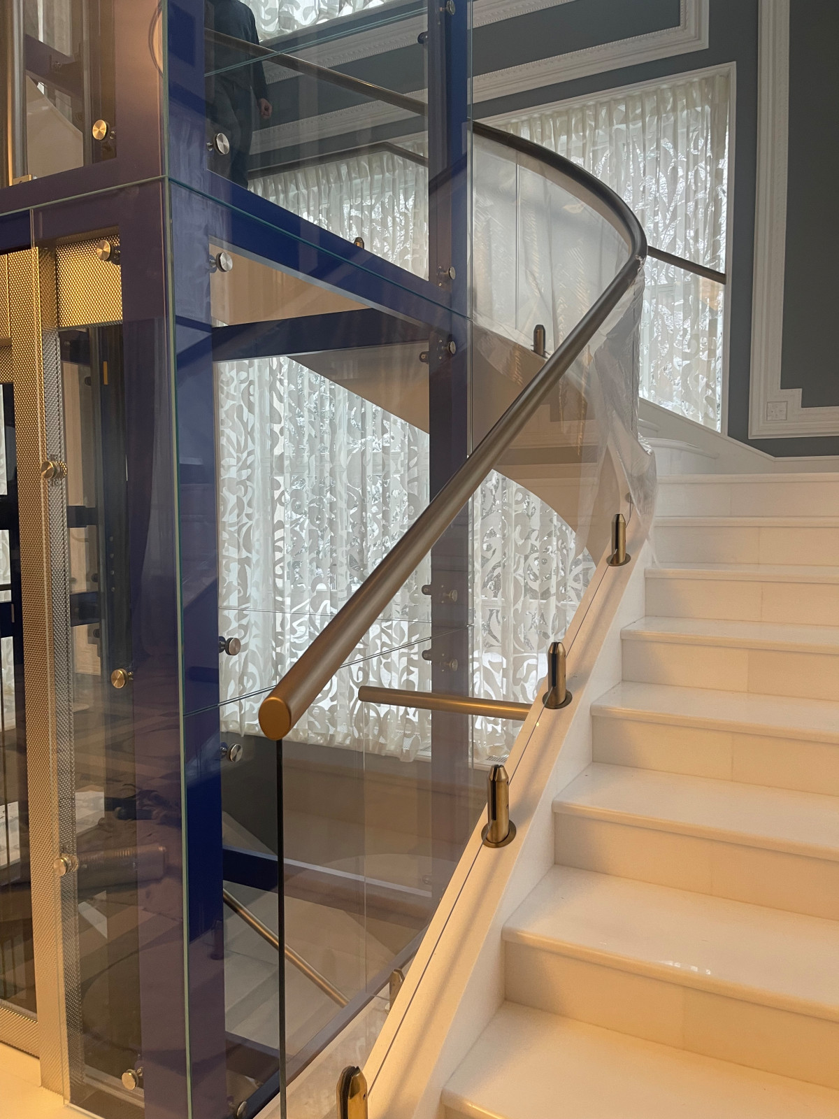 Ограждение Стекло-Поручень