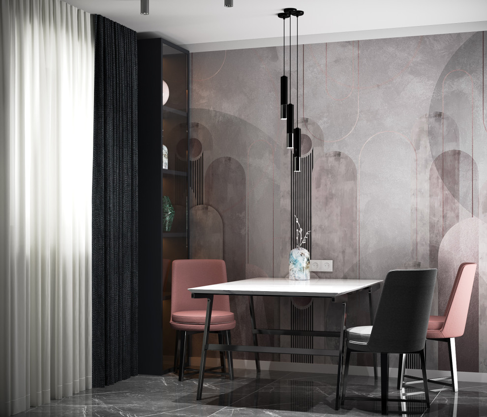 Обложка проекта: Дизайн интерьера кухни площадью 9,8м2