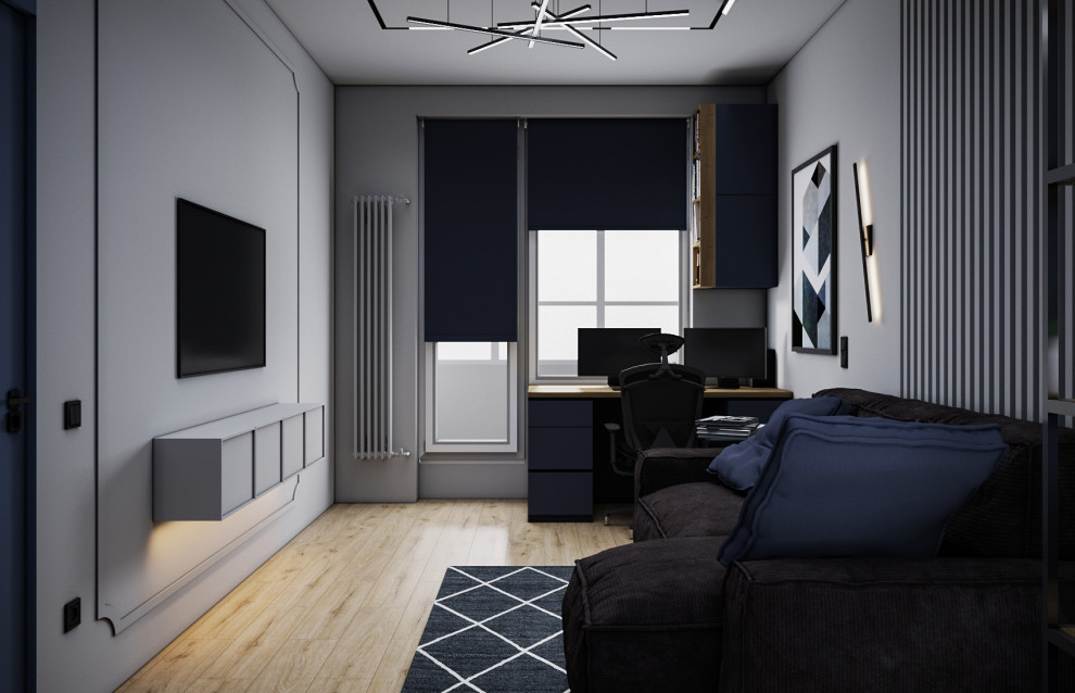 ЖК Дмитриевский! Современный Интерьер Однушки для Парня