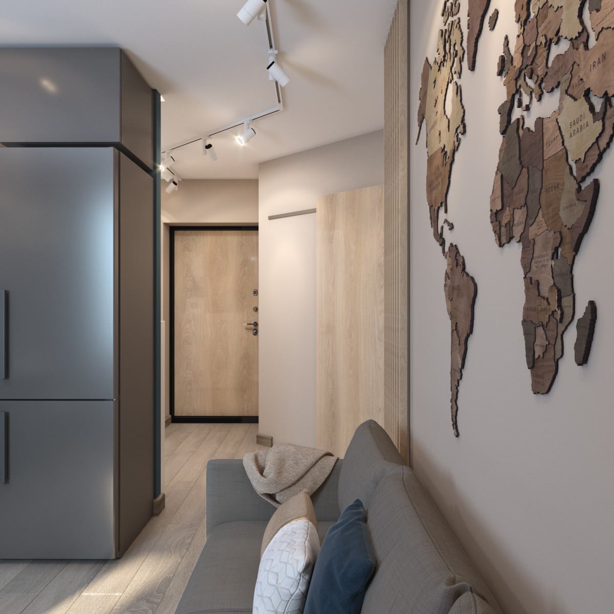 Кухня-гостиная. ул.Семьи Шамшиных