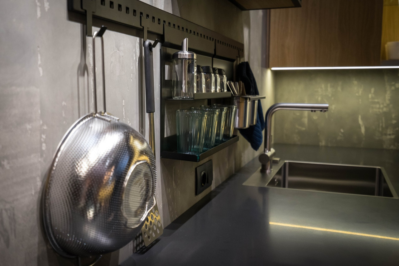 Кухня в лофте на Чапаева