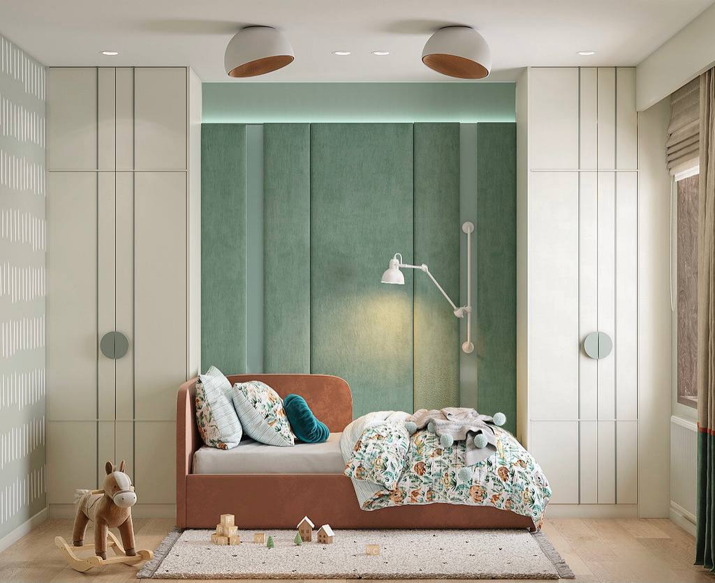 Современный интерьер для молодой семьи, 100 м2