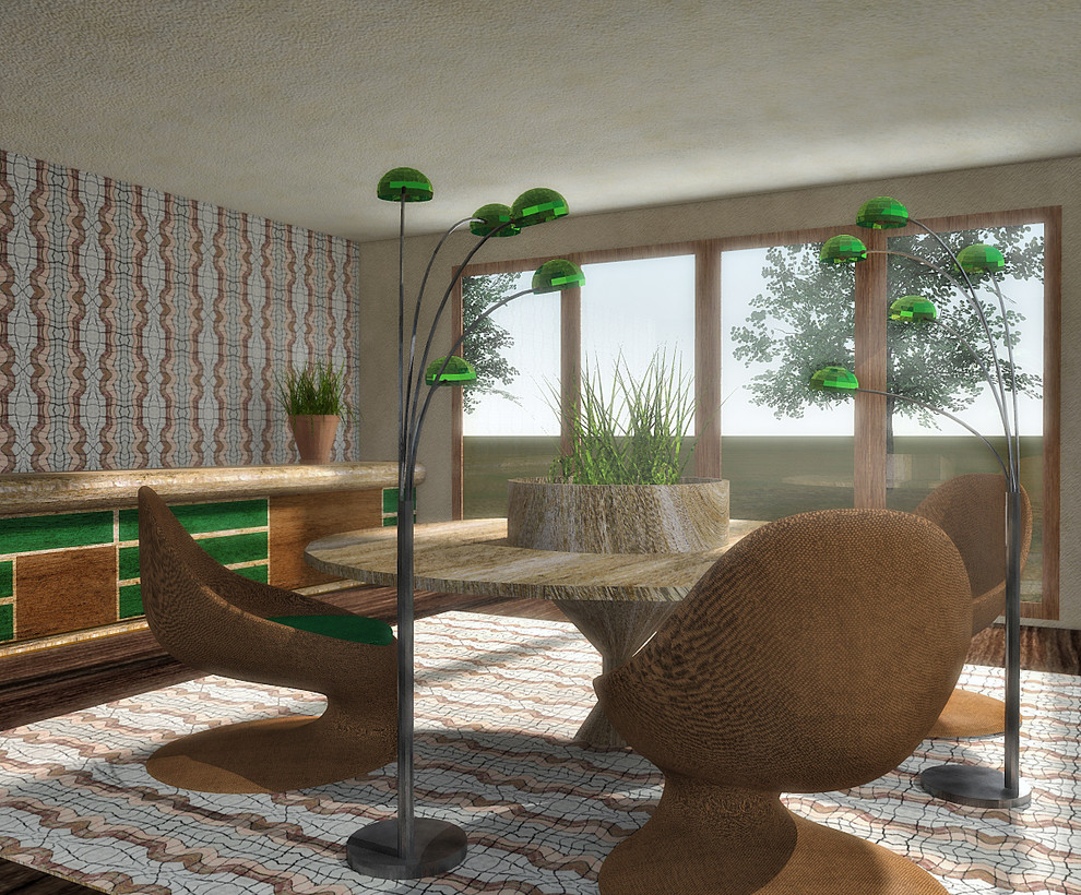 Development of texture and texture for wallpaper and textile