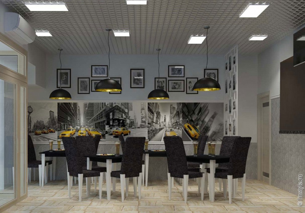 Дизайн-проект интерьера пивного бара «Бродвей»