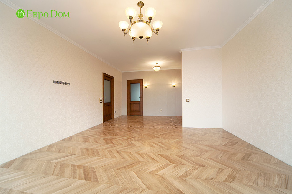 Ремонт трехкомнатной квартиры 74 кв. м в стиле неоклассика