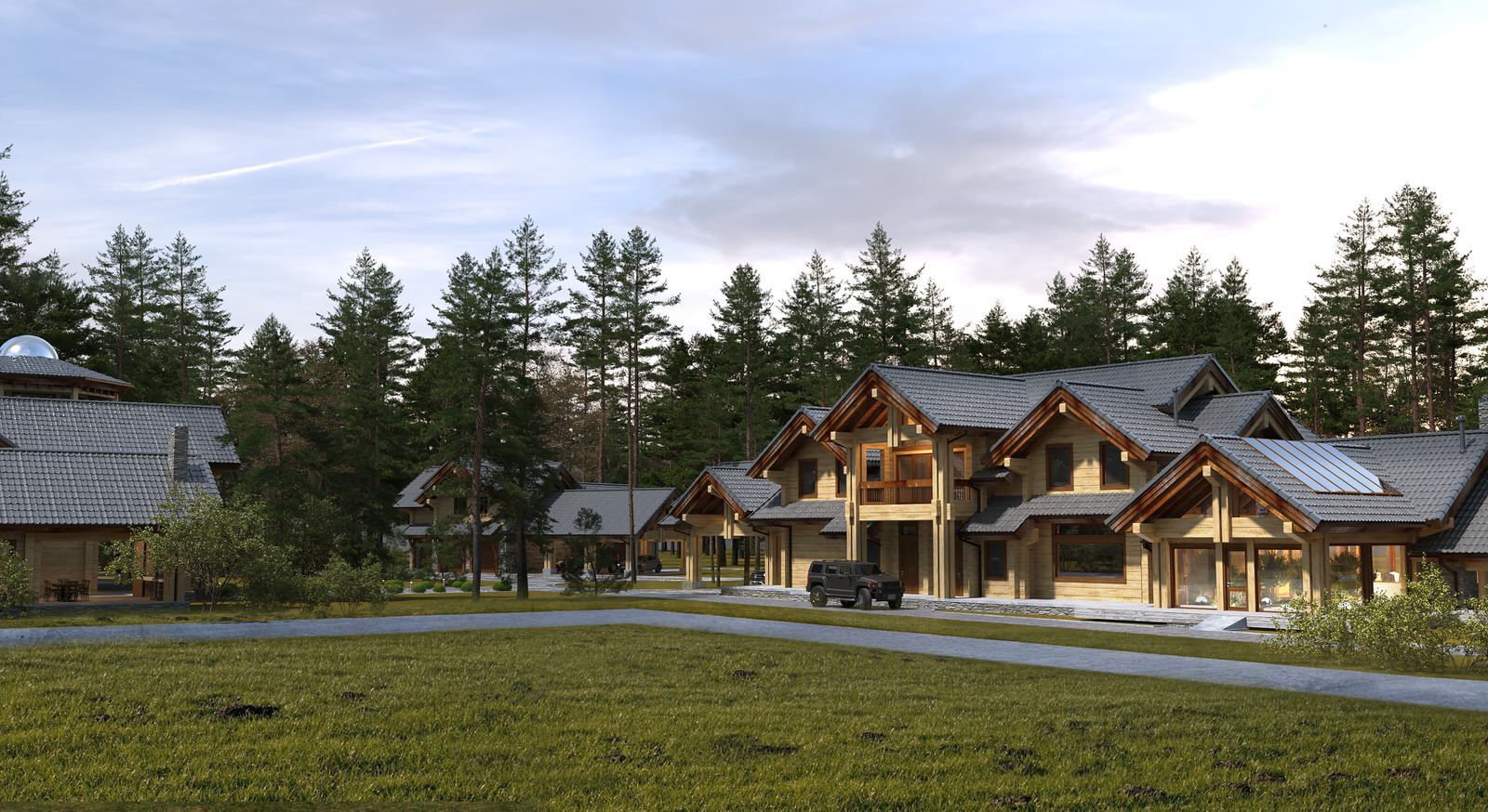 Современная усадьба в классическом стиле