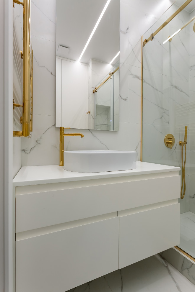 Тумба с интегрированными ручками