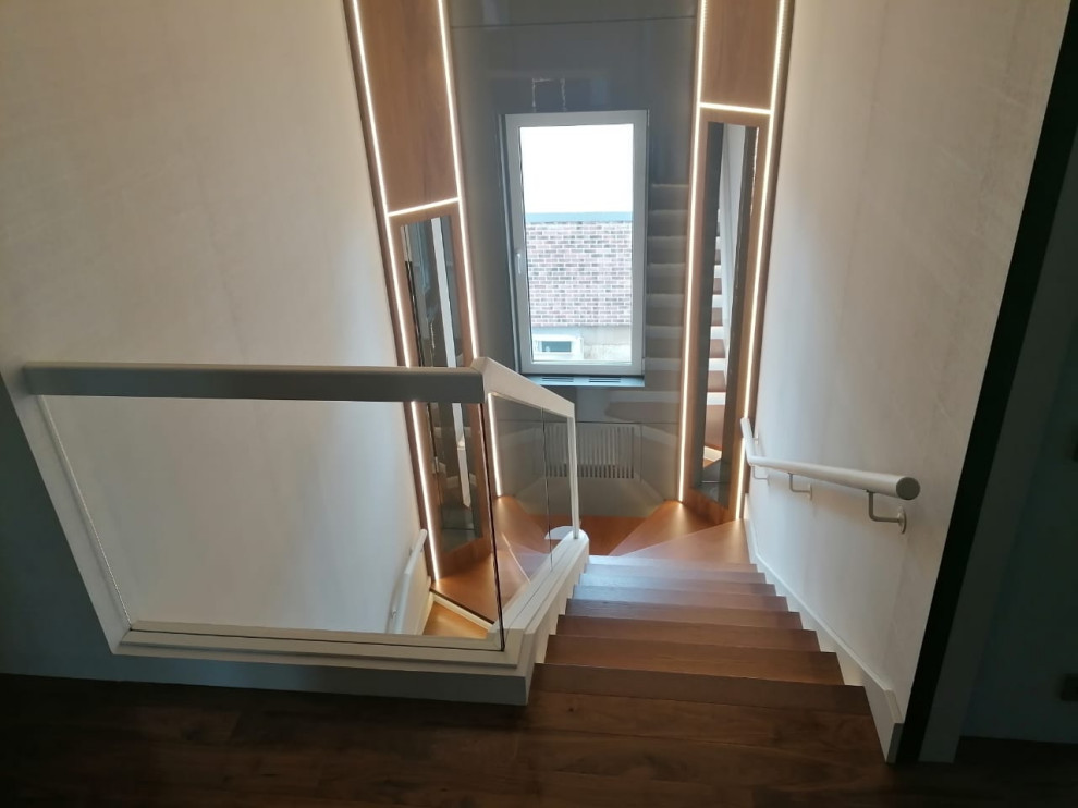 Бетонные лестницы с облицовкой