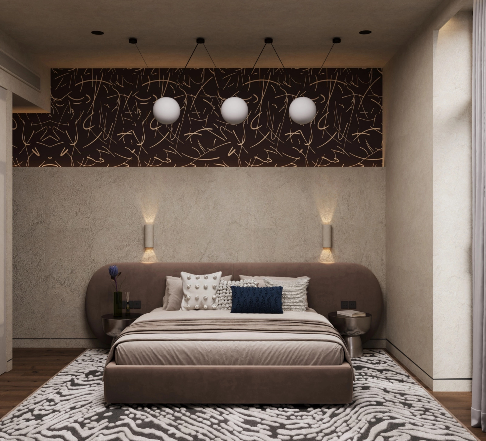 Обложка проекта: Спальня с видом на море