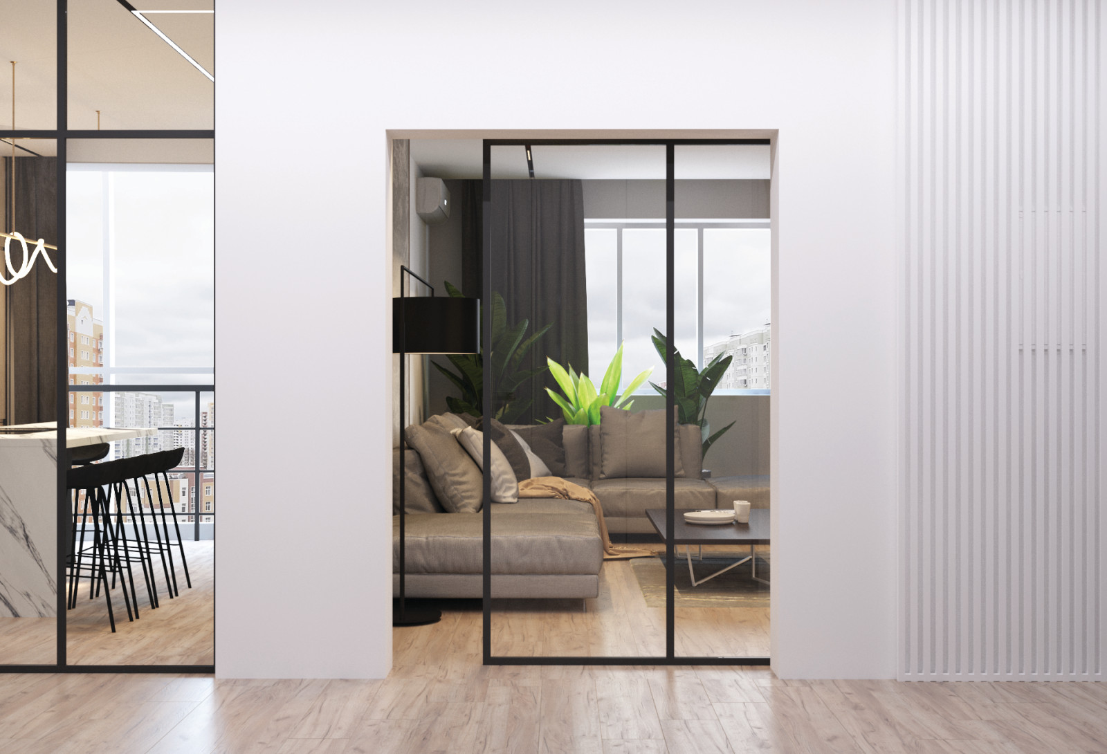 Дизайн проект 3-х комнатной квартиры г. Курск