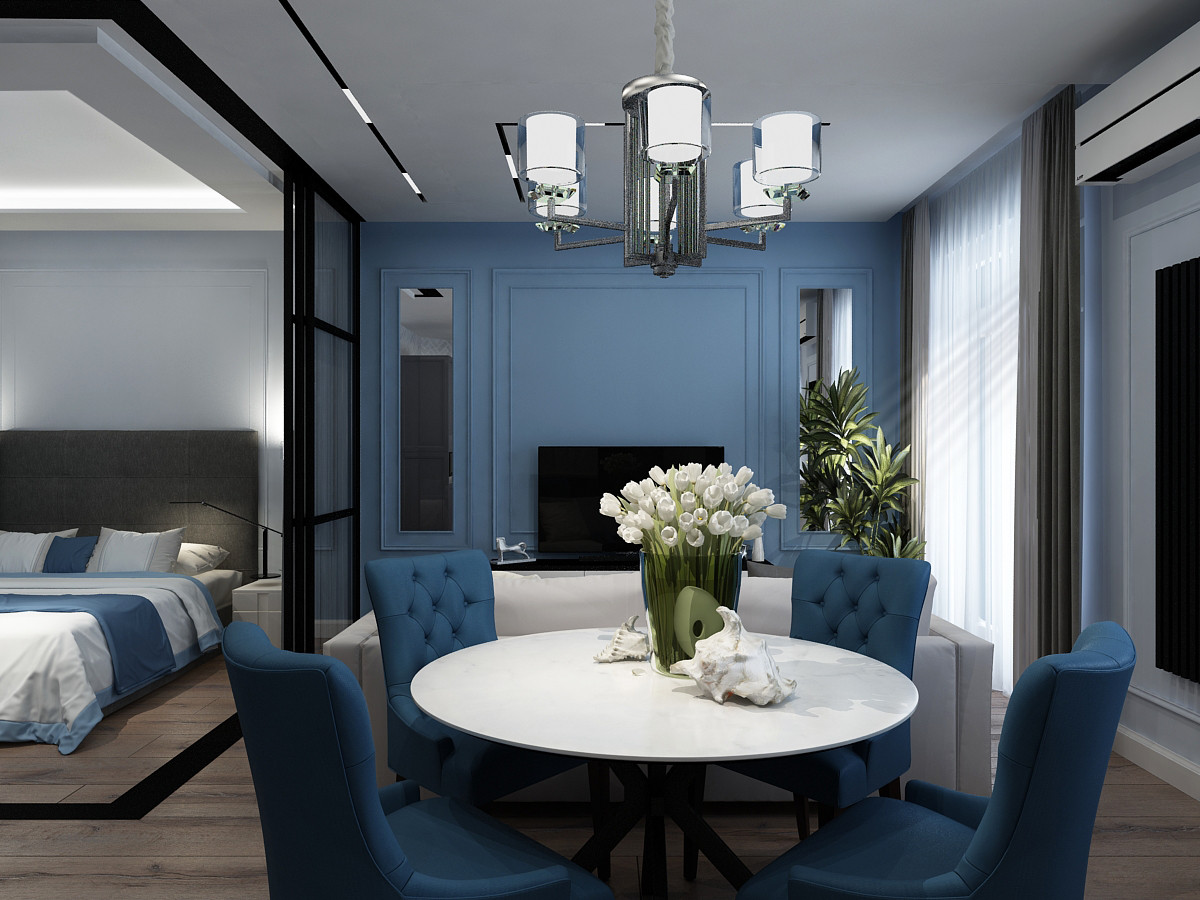 Квартира в современном стиле в разных вариантах исполнения