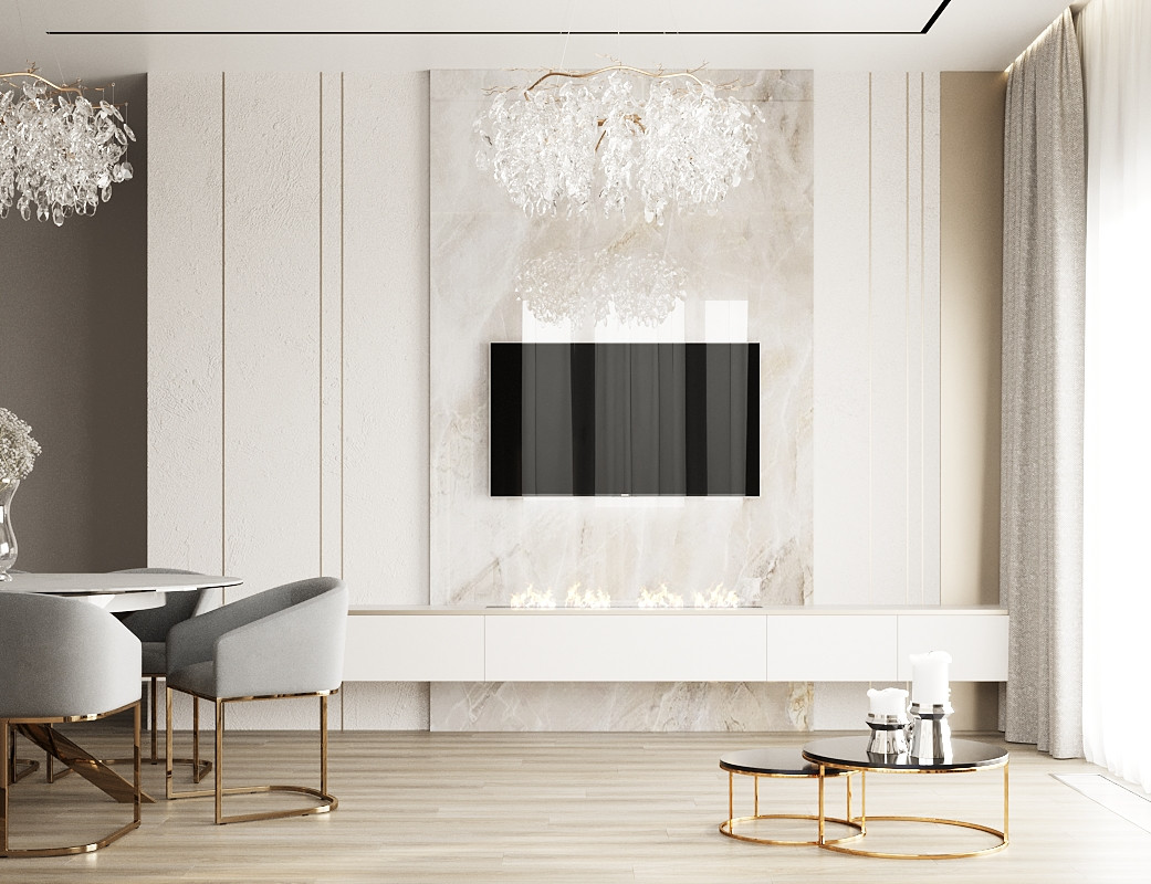 Дизайн интерьера дома в поселке "Европейский"