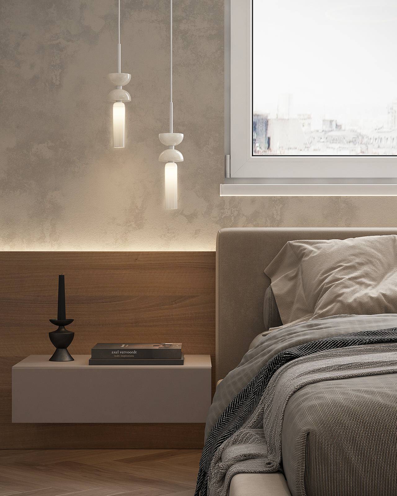 Современный светлый интерьер квартиры